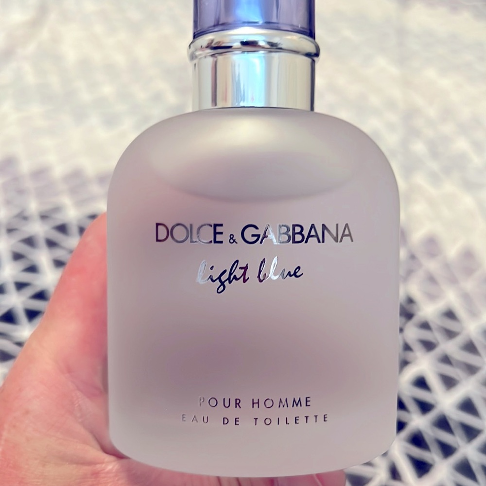 DOLCE&GABBANA LIGHT BLUE FOR MEN 4.2 oz bottle brand new never sprayed